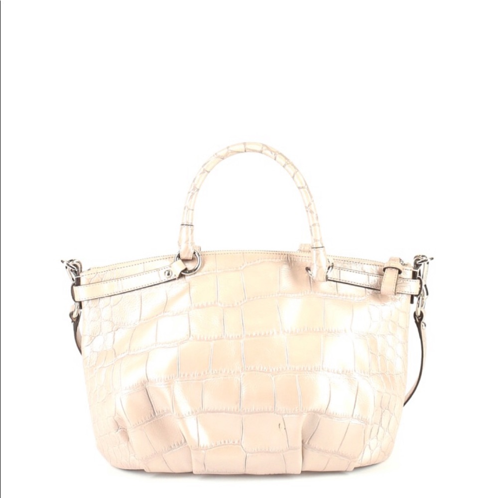COACH Pearl Croc Convertible Bag - Picture 3 of 12